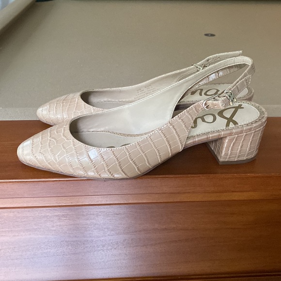 Sam Edelman sling back chunky heel - Picture 2 of 5